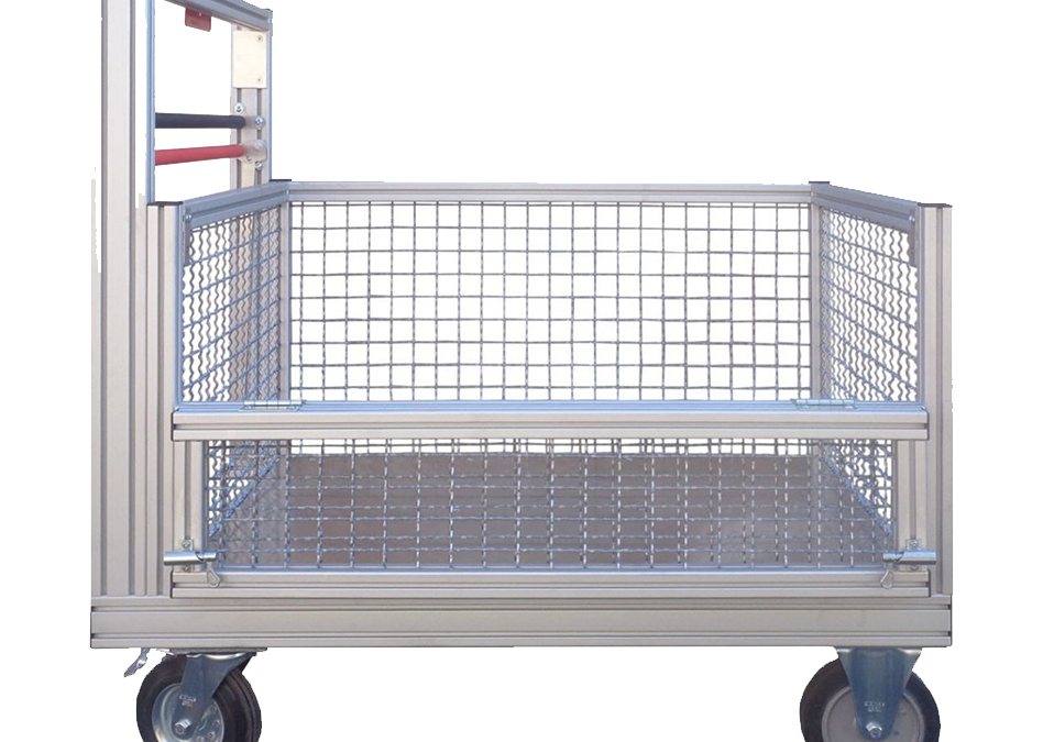 Rollcontainer Gitterbox nieder