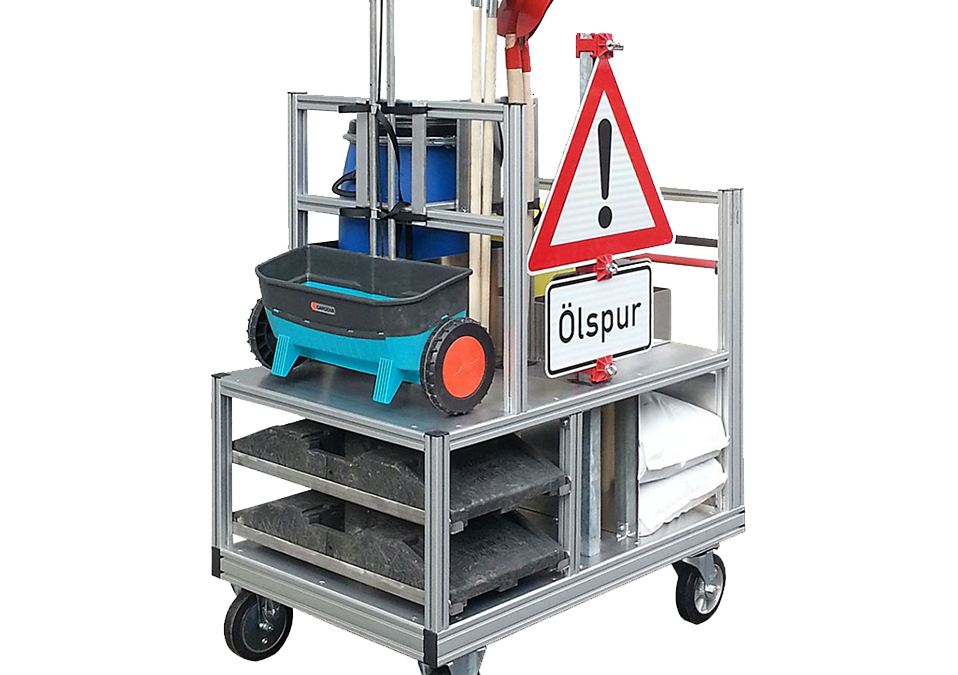 Rollcontainer Ölspur