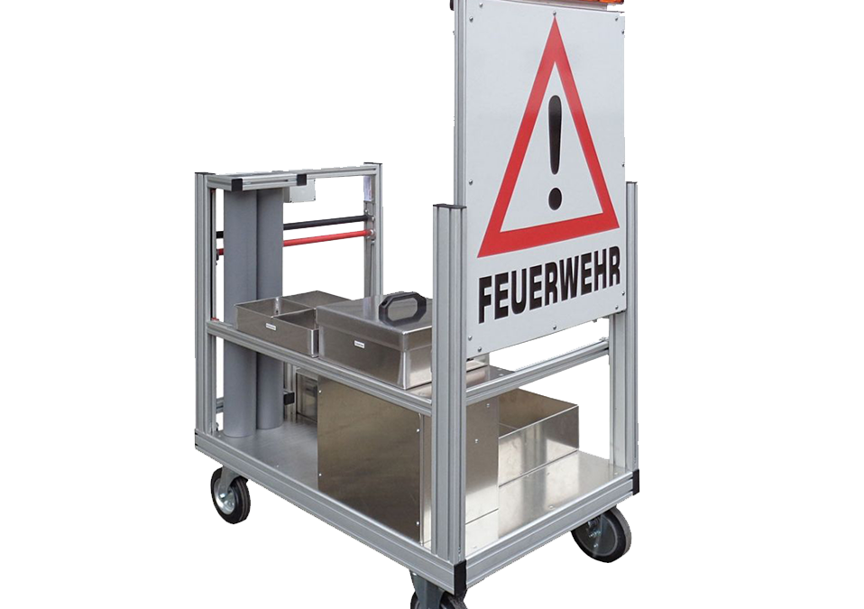 Rollcontainer Verkehrsabsicherung