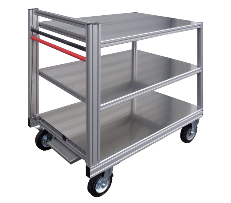 Rollcontainer Basis mit drei Plattformen