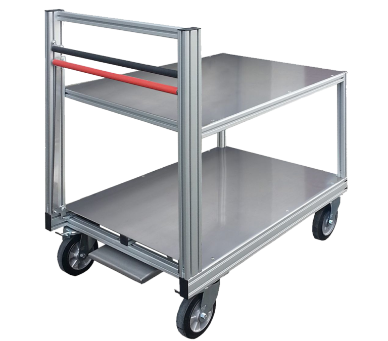 Rollcontainer Basis mit zwei Plattformen